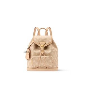 Limited Edition-Louis Vuitton-Beige-Catogram-Meowgram Backpack